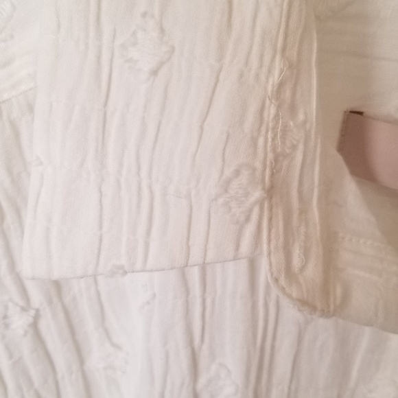 Loft White Button Down Blouse NWT - Picture 7 of 8